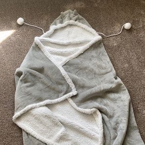 Cat hoodie blanket